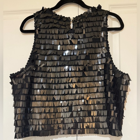 Jcrew Crochet sequin tank top szL NWT - Picture 3 of 7